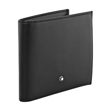 Montblanc Montblack Nightflight Leather 6cc Wallet - Black 118274