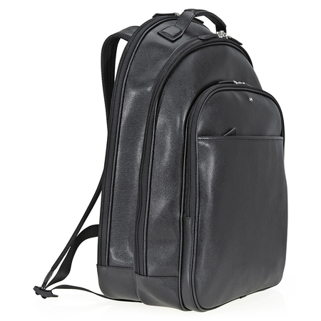 Montblanc Sartorial Large Leather Backpack - Black 114586