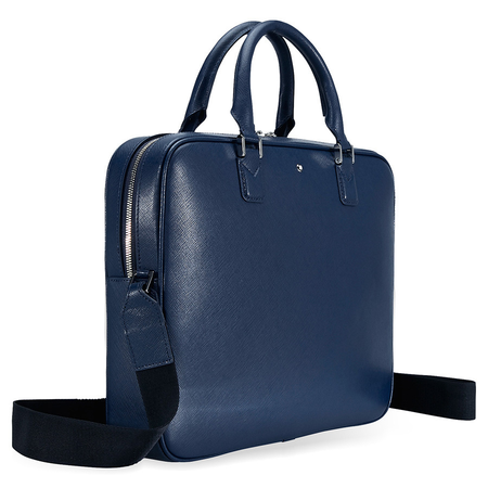 Montblanc Sartorial Slim Leather Document Case - Indigo 116757