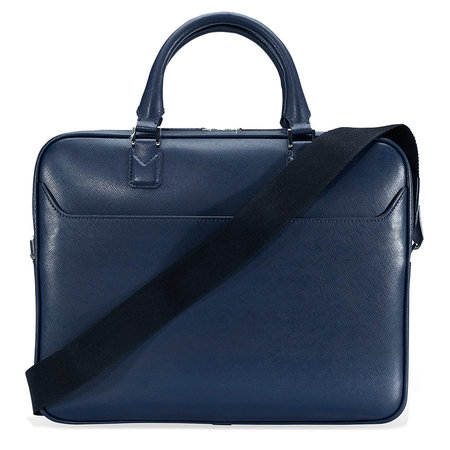 Montblanc Sartorial Slim Leather Document Case - Indigo 116757