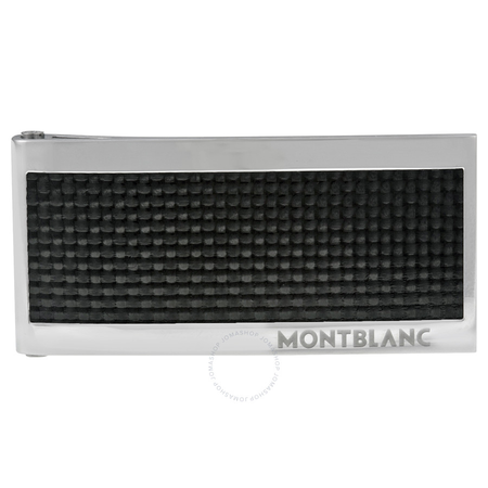 Montblanc Montblanc Steel and Black Carbon Money Clip 104731