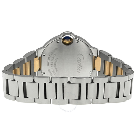 Cartier Ballon Bleu Stainless Steel and 18kt Rose Gold Ladies Watch WE902053