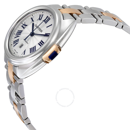 Cartier Cle de  Automatic Silver Dial Ladies Watch W2CL0004