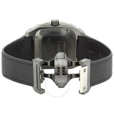 Cartier Santos 100 Carbon Titanium and Steel Extra Large Watch W2020005