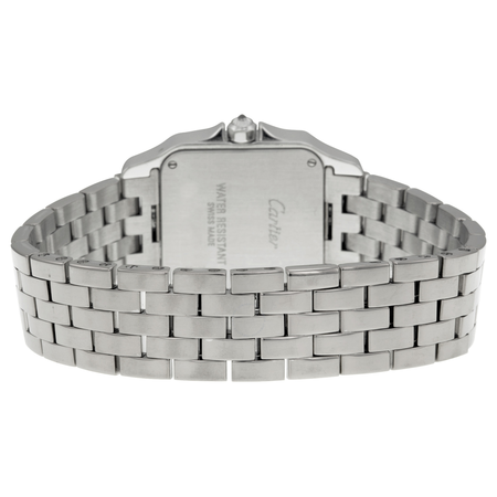Cartier Santos Demoiselle 18kt White Gold Diamond Large Ladies Watch WF9004Y8