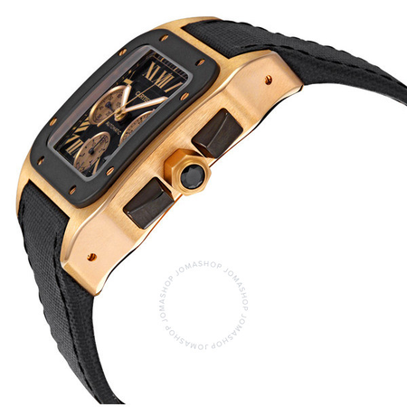 Cartier Santos 100 Carbon Extra Large Watch W2020003