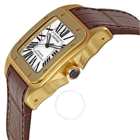 Cartier Santos 18kt Yellow Gold Men's Watch W20071Y1