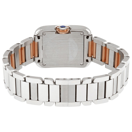Cartier Tank Anglaise Quartz Silver Dial Ladies Watch W5130036