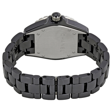 Chanel J12 Black Ceramic Automatic Midsize Unisex Watch H0685