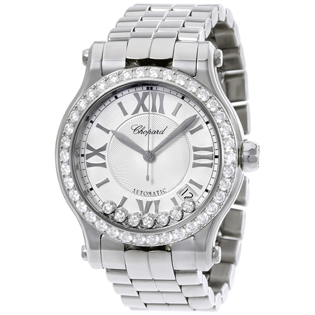 Chopard Happy Sport Medium Automatic Ladies Watch 278559-3004