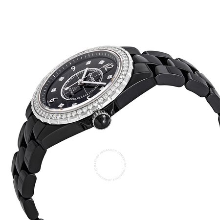 Chanel J12 Black Dial Black Black Ceramic Watch H3109