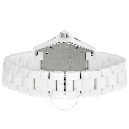Chanel J12 Mother of Pearl Diamond Dial White Ceramic Unisex Watch H3214