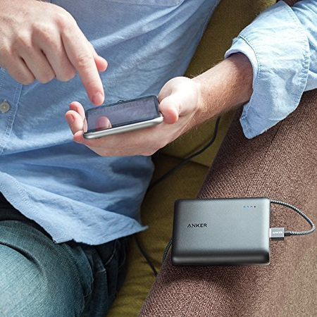 Anker PowerCore 10400mAh External Battery Pack for All Smartphones - Black