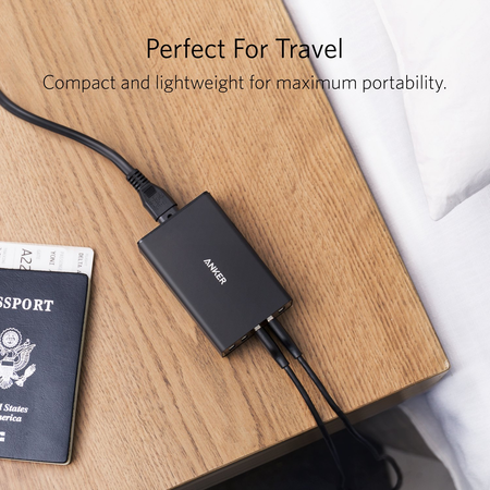 Anker 40W/8A 5-Port USB Charger PowerPort 5, Multi-Port USB Charger for iPhone 6/6 Plus, iPad Air 2/Mini 3, Samsung Galaxy S6/S6 Edge and More