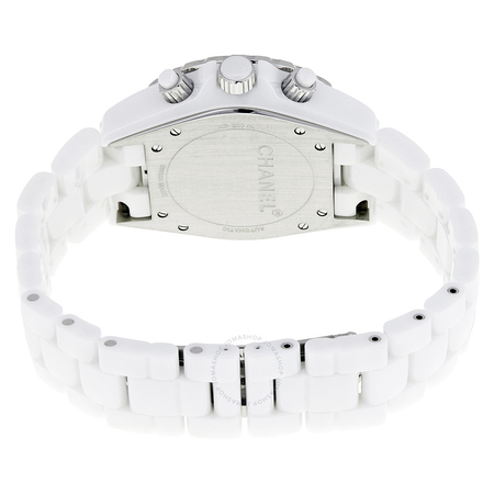 Chanel J12 Chronograph White Ceramic Unisex Watch H1007