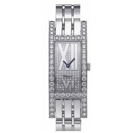Chopard Classique Femme Diamond Dial White Gold Stainless Seel Ladies Watch 109052-1001