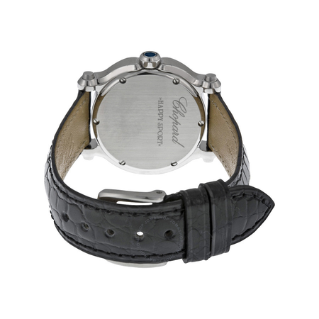 Chopard Happy Sport II Round White Diamond Dial Ladies Watch 278509-3001
