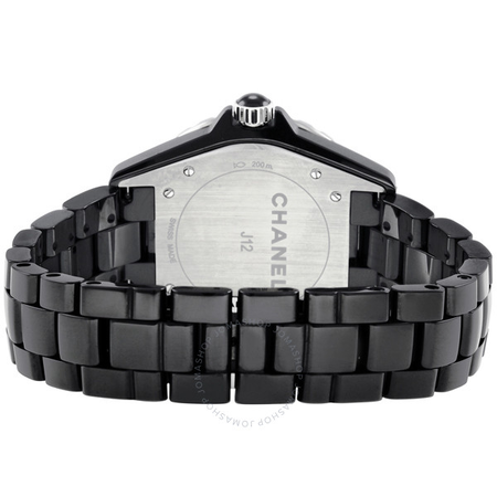 Chanel J12 Black Dial Ceramic Automatic Unisex Watch H2980