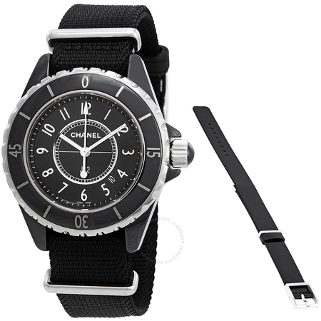 Chanel J12 Black Dial Ladies Watch H4657