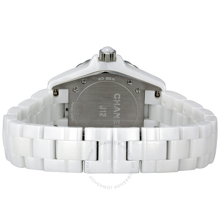 Chanel J12 White Diamond Pave Ladies Watch H2123
