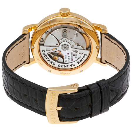 Chopard Classic Manufacture White Dial 18K Yellow Gold Automatic Men's Watch 161289-0001