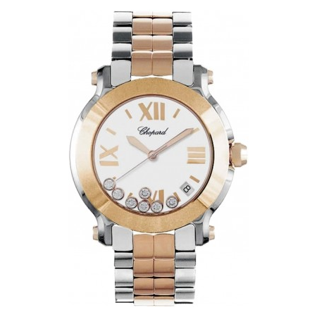 Chopard Happy Sport 2 Two Tone Ladies Watch 278488-9001