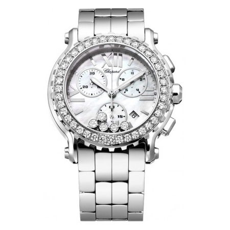 Chopard Happy Sport Mother of Pearl Chronograph Dial Men's Watch 288506-2005 28/8506-2005