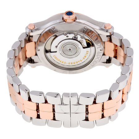 Chopard Happy Sport Silver Guilloche Dial Ladies Watch 278559-6002