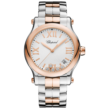 Chopard Happy Sport White Dial Ladies Watch 278582-6002