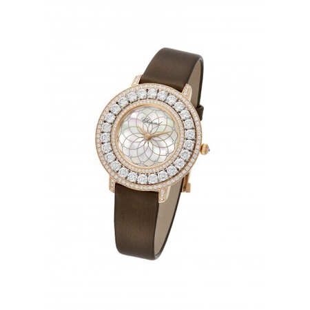 Chopard Heure du Diamant Mother of Pearl Filigree Motif Dial Ladies Watch 139423-9002