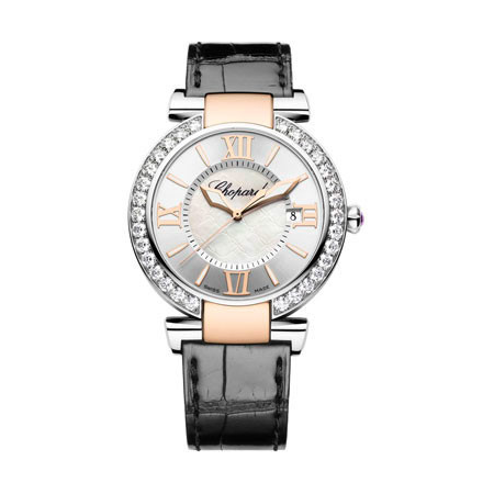 Chopard Imperiale Diamond Mother of Pearl Dial Rose Gold Ladies Watch 388531-6003