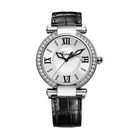 Chopard Imperiale Diamond Silver Dial Stainless Steel Ladies Watch 388532-3003