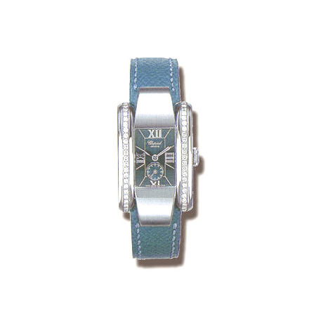 Chopard La Strada Diamond Steel Blue Ladies Watch 41/8412