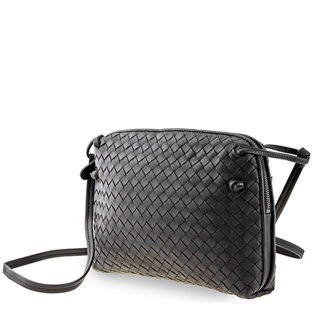 Bottega Veneta Ladies Flat Crossbody bag Msg 'Dark Brown Nodini 245354 V001%