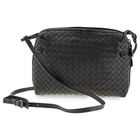 Bottega Veneta Ladies Flat Crossbody bag Msg 'Dark Brown Nodini 245354 V001%