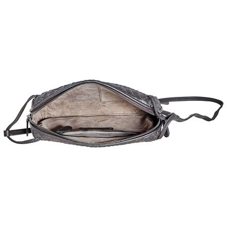 Bottega Veneta Ladies Flat Crossbody bag Msg 'Dark Brown Nodini 245354 V001%