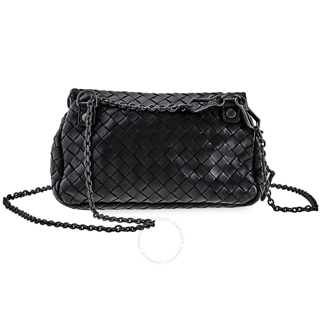 Bottega Veneta Ladies Flat Crossbody bag Vanessa Black Bv Vane Mn Chain Pouch 310774 V0016 8175