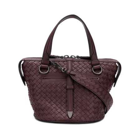 Bottega Veneta Ladies Leather Burgundy Bv Fashion Show 535263 V0016 2379