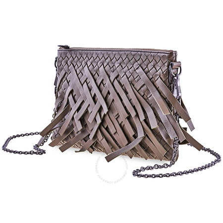 Bottega Veneta Ladies Leather Woc Olive Bv Woch Chain Paliofringe 510282 VBK52 2284