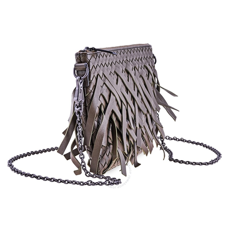 Bottega Veneta Ladies Leather Woc Olive Bv Woch Chain Paliofringe 510282 VBK52 2284