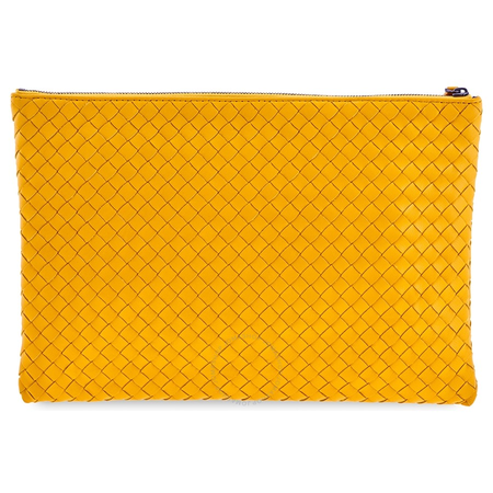 Bottega Veneta Ladies Pouch bag Pouchette- Yellow 522430 V001N 7103