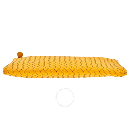 Bottega Veneta Ladies Pouch bag Pouchette- Yellow 522430 V001N 7103