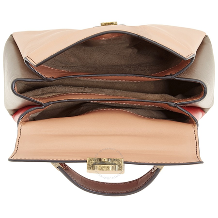 Bottega Veneta Ladies Shoulder Bag Piazza Red/Peach Bv Pizz Small W Widerstrap 502357 VCGP0 5742
