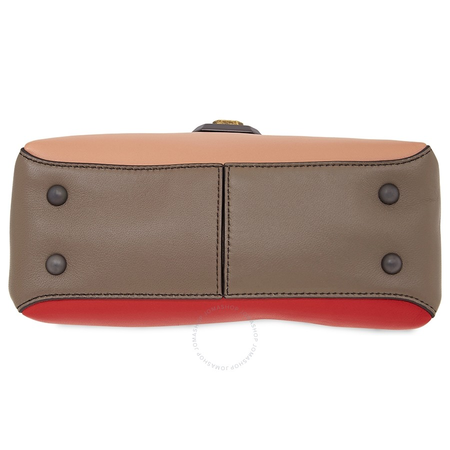 Bottega Veneta Ladies Shoulder Bag Piazza Red/Peach Bv Pizz Small W Widerstrap 502357 VCGP0 5742