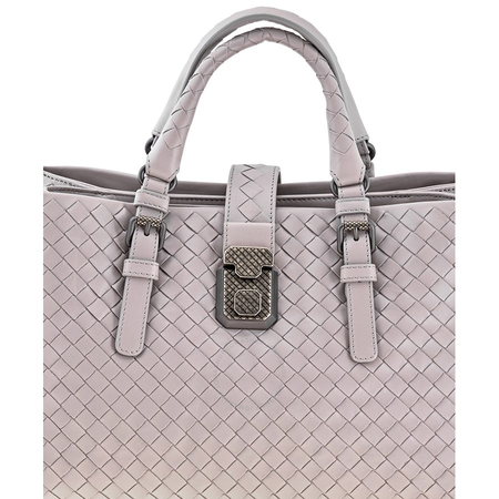 Bottega Veneta Ladies Top Handle bag Roma Gray Bv Roma Small Roma Intr 489509 VQ13B 1519