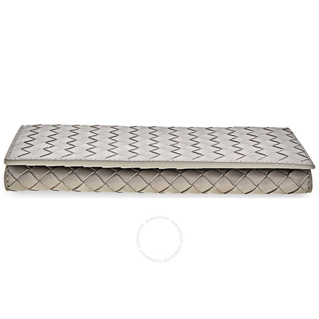 Bottega Veneta Men's Long Continental 9cc Wallet in Medium Gray 120697 V4651 1519