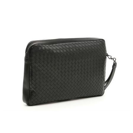 Bottega Veneta Men's Clutch bag in Black with Shoulder Strap 493939 VQ13%