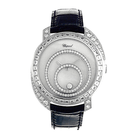 Chopard Happy Spirit Diamond Mother of Pearl Dial 18k White Gold Ladies Watch 207478-1001