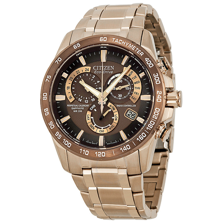 Citizen Eco-Drive Perpetual Atomic Clock Synchronization Men's Watch AT4106-52X