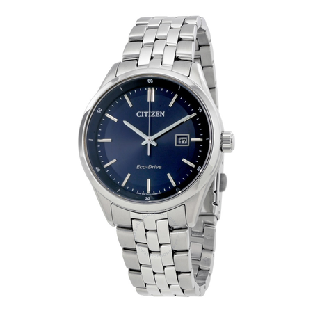 Citizen Men's Bracelet Blue Dial Eco-Drive Watch BM7251-53L